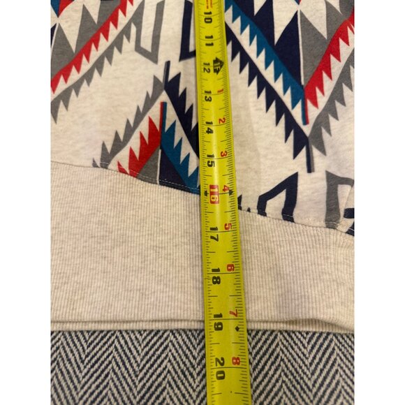 Ariat Chimayo Collection Tribal Print Cropped Sweatshirt Women’s M Cotton Blend - Picture 7 of 10
